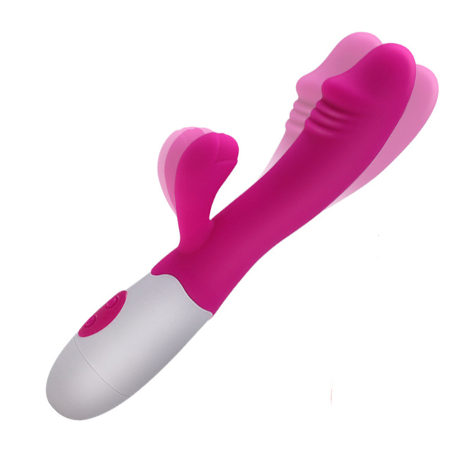 30 частот вибратор секс-игрушка дилдо двойной вибрации Силиконовые Водонепроницаемый эротический пенис клитора Анальный массаж гибкий