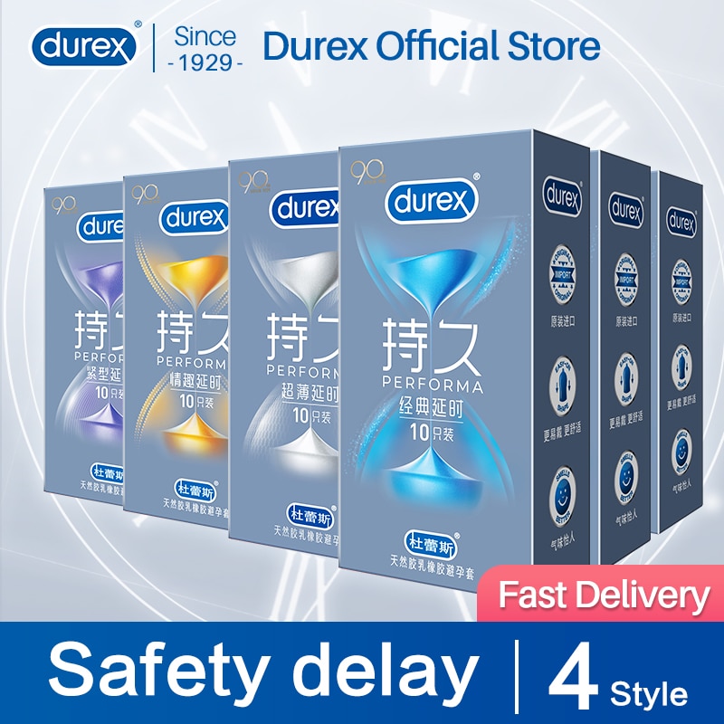 Durex для длительного секса, кондомы со смазкой для длительного контроля интимные товары сексуальные