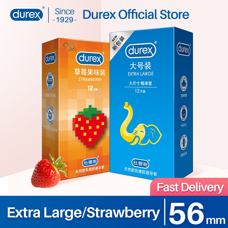 Латексные презервативы Durex XXL 56 мм, натуральный каучук, игрушки для взрослых, интимные товары для пар