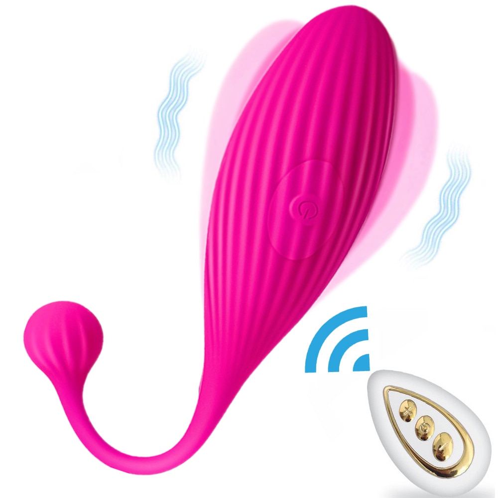 Беспроводной Вибратор-яйцо с пультом дистанционного управления, вагинальный вибратор в форме яйца с вагинальным шариком Вибрирующая Анальная пробка, Интимная игрушка для женщин и взрослых