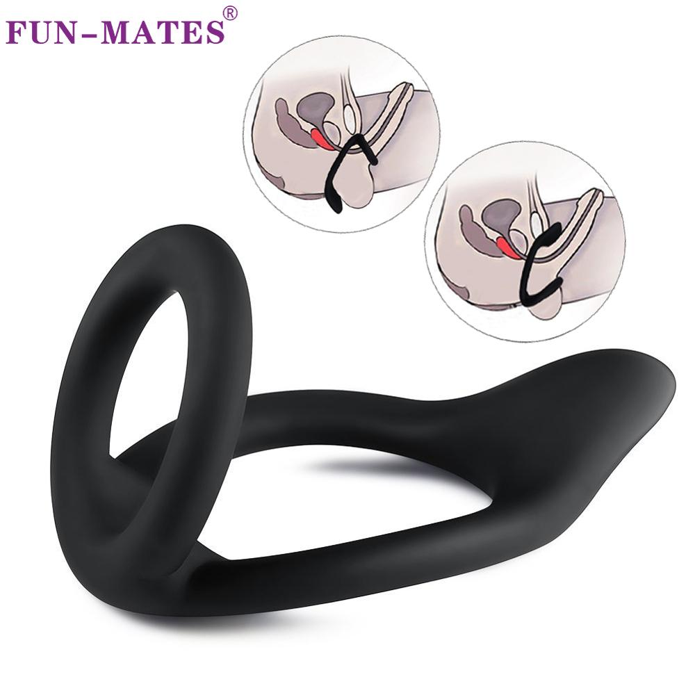 Кольцо на пенис для мужчин FUN-MATES, кольцо на член, Мужская игрушка для задержки эякуляции, интимные игрушки для мужчин, силиконовое кольцо на член, кольцо целомудрия, анилло, пенис