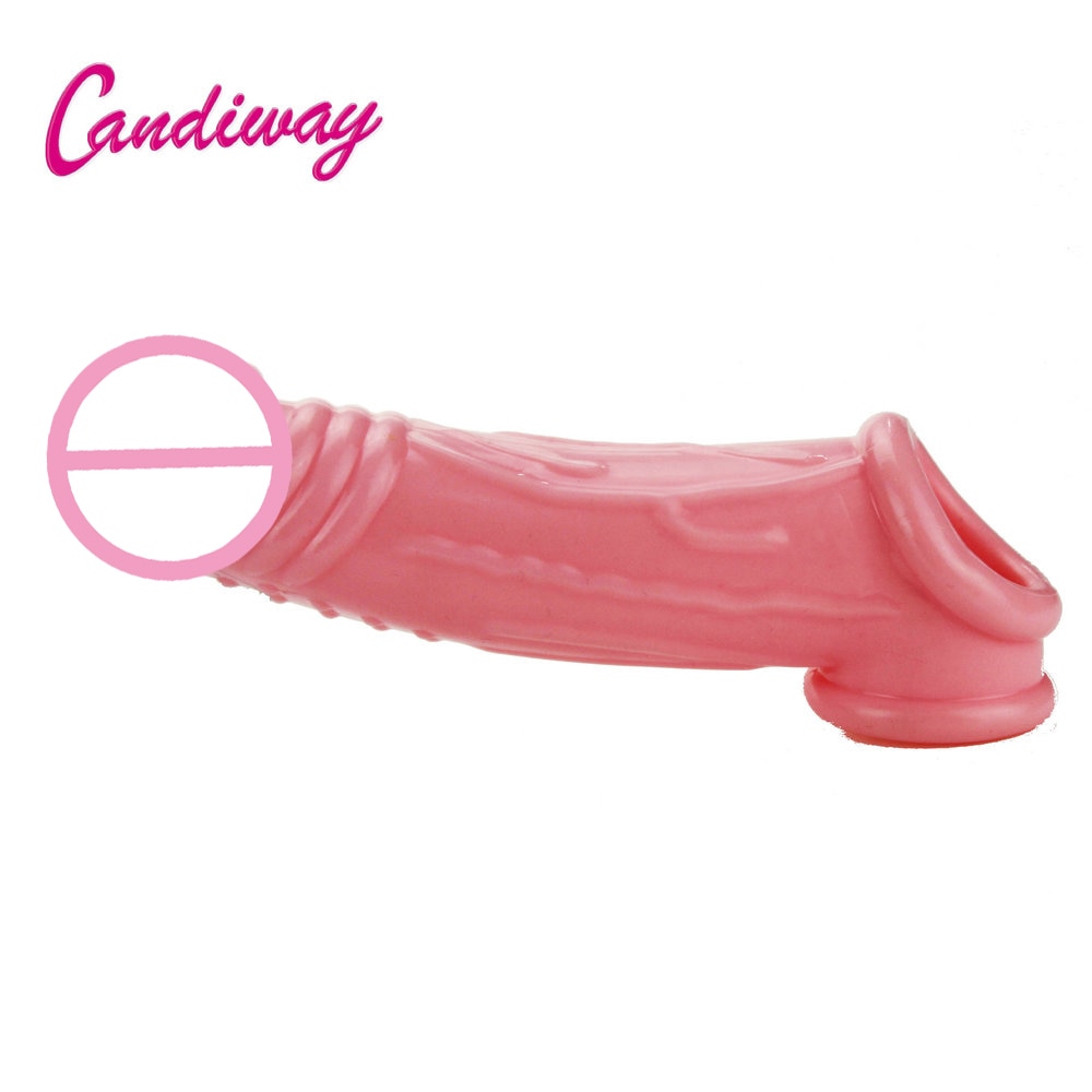 Мужские презервативы, многоразовые двойное кольцо для пениса презервативы для увеличения пениса, секс-игрушки для большого фаллоимитатора, реалистичные интимные презервативы для взрослых