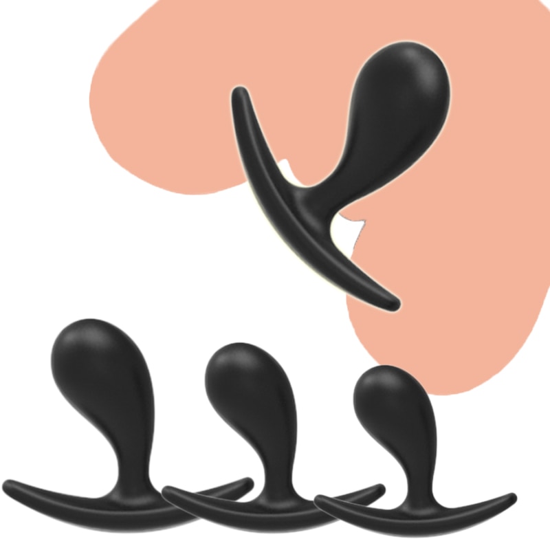 Набор анальных пробок 3 размера, носимые Силиконовые анальные шарики, Шариковая пробка, пенис, фаллоимитатор, вставка в точку G, интимные игрушки для женщин, мужчин и женщин