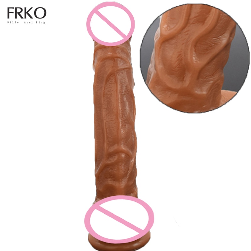 Реалистичный фаллоимитатор, пенис для взрослых, интимные игрушки для женщин, соблазнительный, вставляется во влагалище, 19 см, присоска для мастурбации