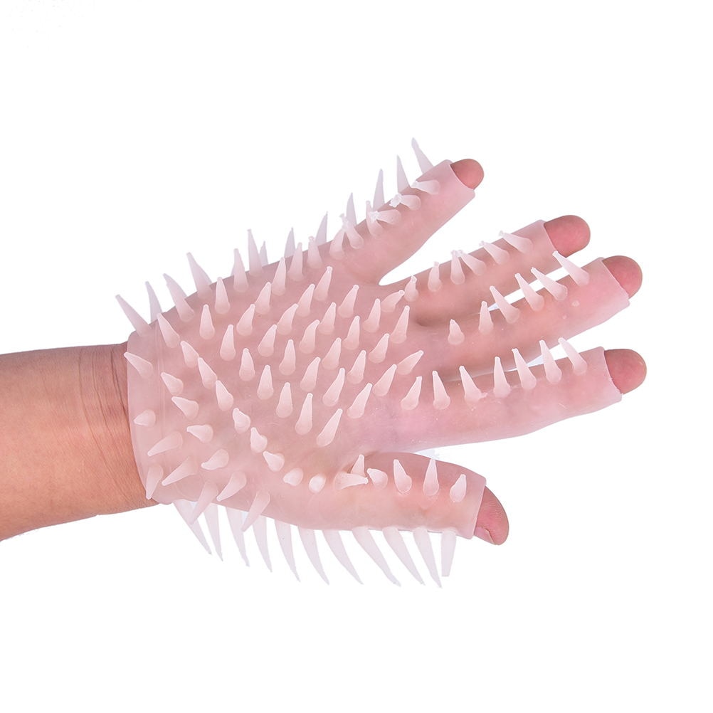 Секс-товары для флирта секс-игрушки Спайк Силиконовые Секс перчатки Мужская мастурбация сауна массажные перчатки взрослые игры для женщин и мужчин