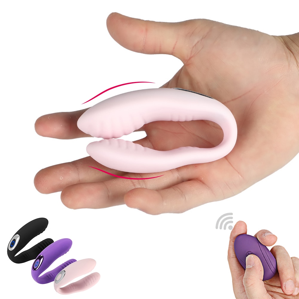 Силиконовый U-образный Вибратор вибратор для стимуляции для женщин, интимная игрушка для точки G, клитора, Эротическая взрослая секс-игрушка для пар, женский, мастурбация