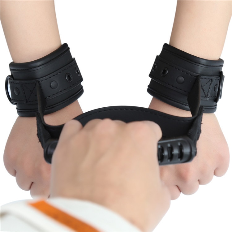 2019 Новинка искусственная кожа BDSM бандажные наручники интимные игрушки для пар Тяговая ручная Пряжка забавные аксессуары секс-игрушки для взрослых