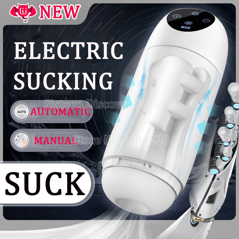 Автоматический Мужской мастурбатор, искусственная вагина, Реалистичная Вагина, Электрический вакуумный насос, чашка для мастурбации, интимные игрушки для мужчин