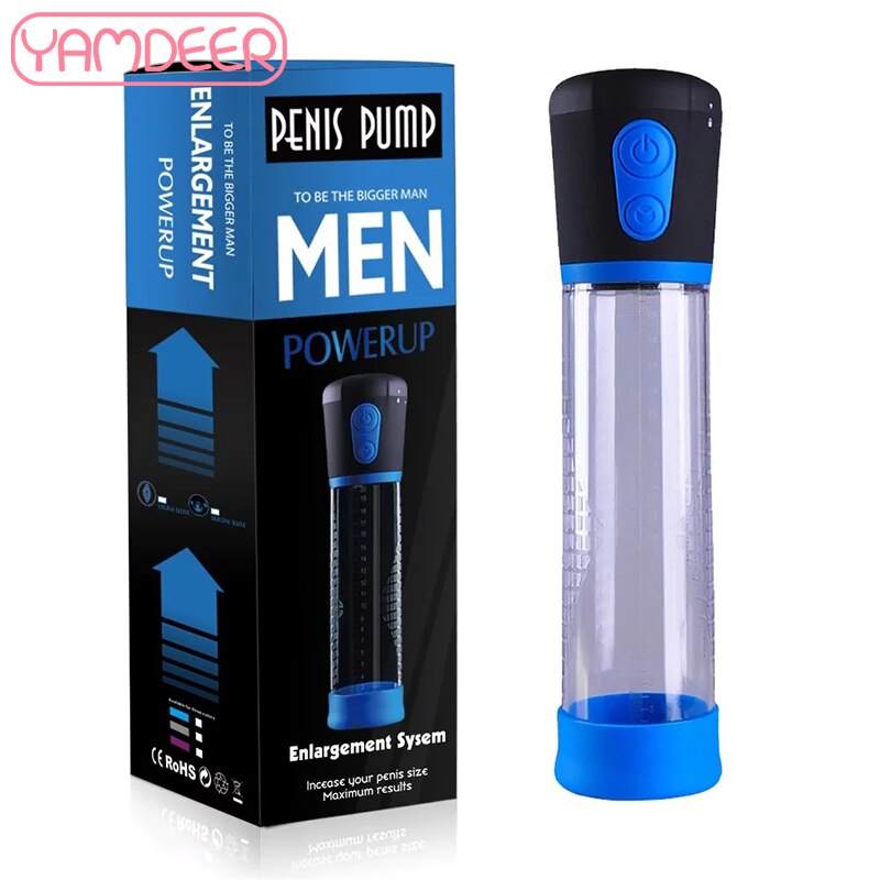 Электрический насос для пениса, секс-игрушки для мужчин, Мужской мастурбатор, удлинитель пениса, увеличитель мужского пениса, Т-образный увеличитель, вакуумный насос для увеличения пениса, мужской Т-образный рукав
