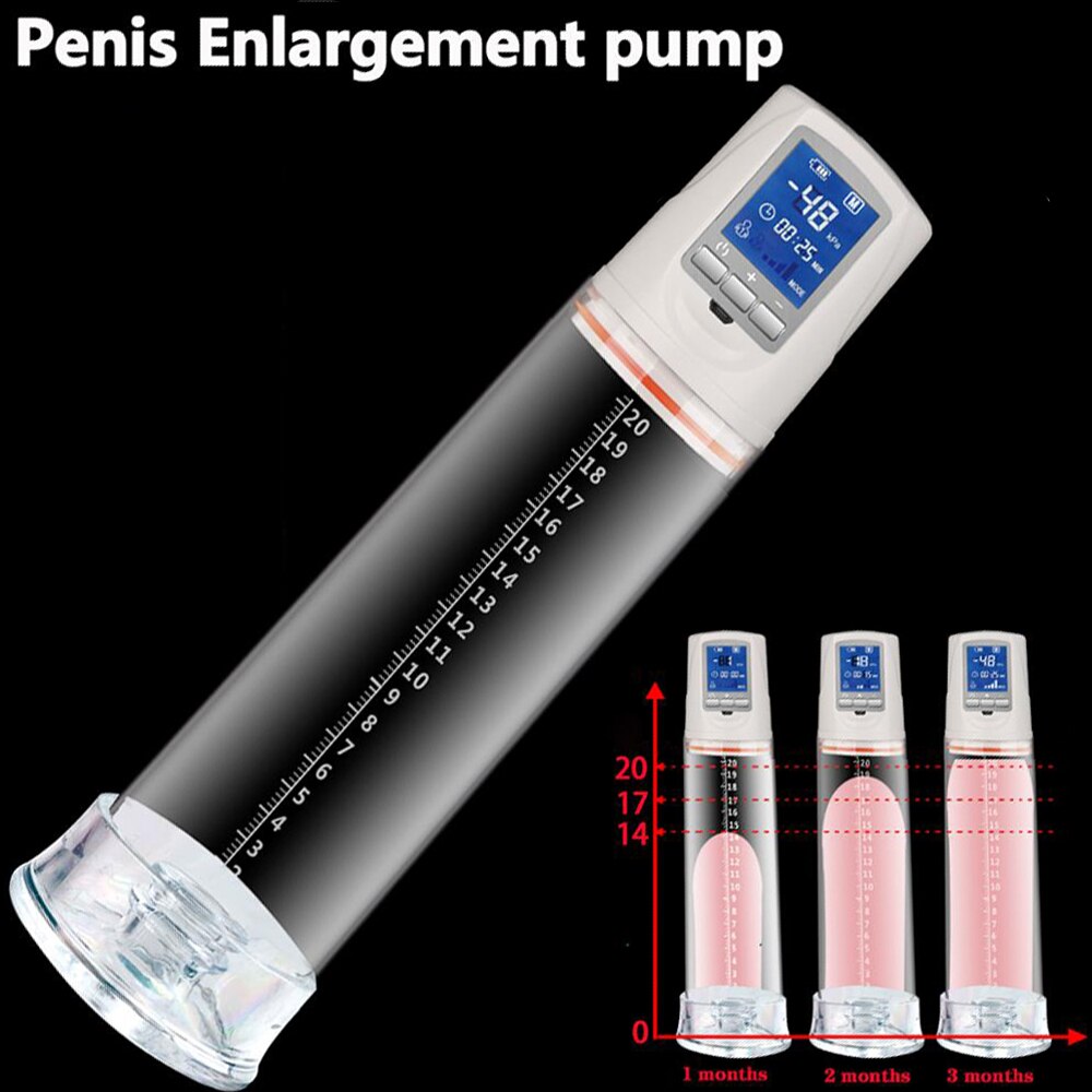 Электрический насос для пениса, USB Перезаряжаемый автоматический увеличитель пениса, мужской t вакуумный удлинитель пениса для эрекции, Мужской увеличитель