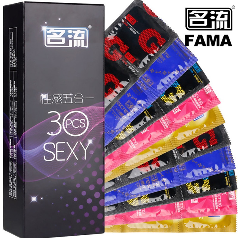 Латексные презервативы PERSONAGE горячая Распродажа, презервативы для мужчин из натурального латекса, 5 типов, контрацептивы, интимные игрушки, интимные товары для секса, 30 шт.