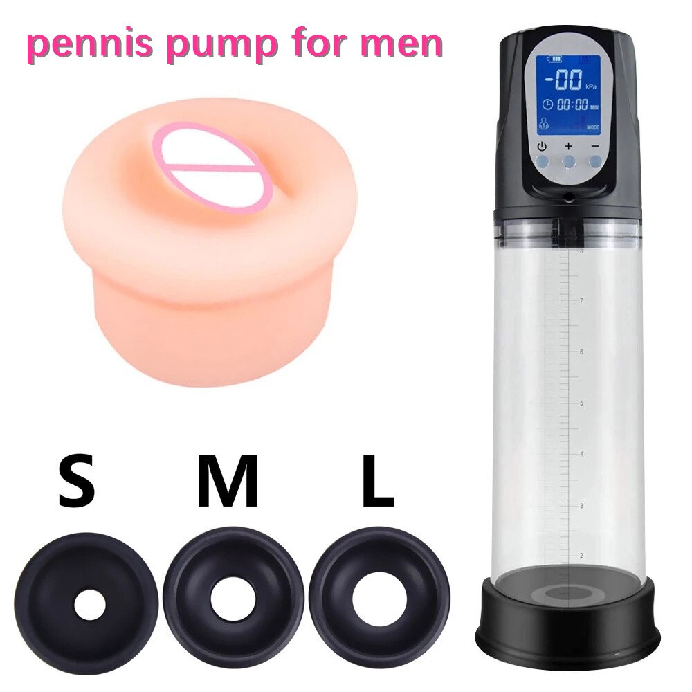 Новый автоматический Электрический насос для увеличения пениса, вакуумный увеличитель пениса для мужчин, мужской мастурбатор с зарядкой от USB