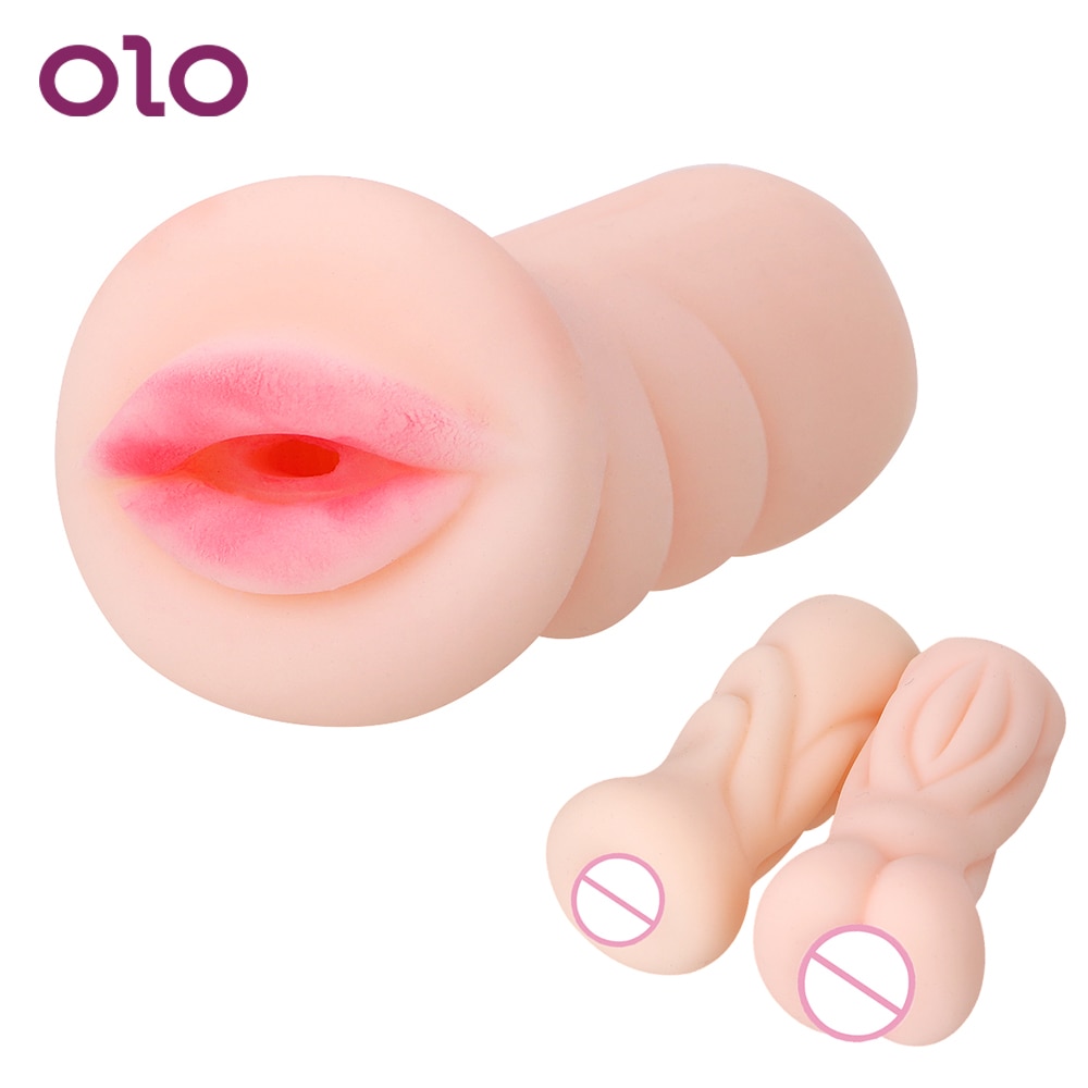 Оло секс-игрушки для мастурбации Реалистичная Вагина искусственный анальный рот оральный секс глубокое горло для мужчин силиконовый вибратор