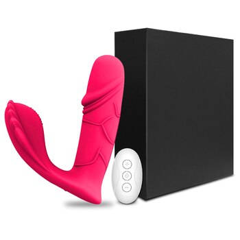 Беспроводной Носимый фаллоимитатор, Вибратор Интимные Игрушки для женщин для взрослых пар, Стимулятор точки G и клитора, вагинальный импульсный вибрирующий оргазм, магазин