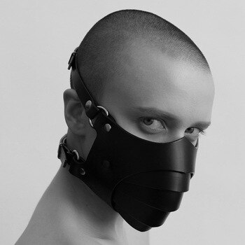 БДСМ маска для глаз секс бондаж взрослые игры парные кожаные ремни маска износостойкие костюмы для женщин мужчин косплей игрушки маски для лица продукт