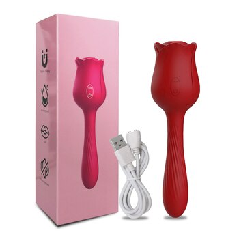 Фаллоимитатор «сосающая Роза» для взрослых, вибратор для клитора, Стимулятор клитора, вакуумный вибрирующий фаллоимитатор, сексуальные товары