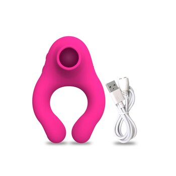 Кольцо для пениса вибрационный петушок для мужчин, массажер для пениса, Увеличитель Члена, кольцо для сосания, лизание, Стимуляция клитора, интимные игрушки для взрослых 18