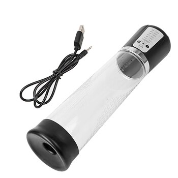 Насос для увеличения пениса OLO, автоматический Электрический увеличитель пениса с зарядкой от USB, Т-образная вакуумная помпа для увеличения пениса для мужчин, интимные игрушки