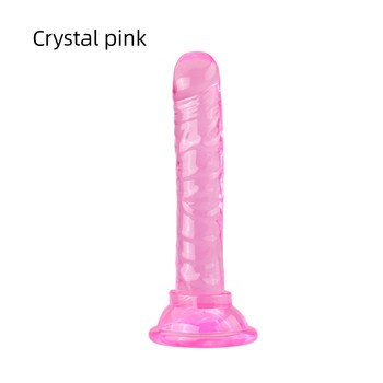 Реалистичный гелевый мини-дилдо для женщин, пенис на присоске, фаллоимитатор для анального секса, игрушки для взрослых, 4 цвета