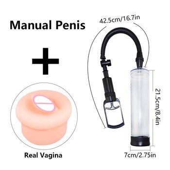 Увеличительный насос для пениса устройство для увеличения пениса вакуумный насос секс-игрушки для мужчин тренажер для пениса Мужской мастурбатор
