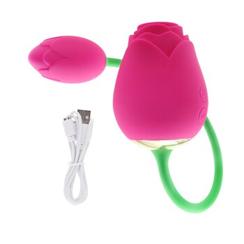 Вибратор для клитора в форме розы, мощный Стимулятор клитора, вакуумное всасывание, женское влюбленное вибрирующее яйцо, секс-игрушка для взрослых 18
