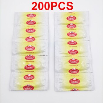 100/200 шт., презервативы для мужчин из натурального латекса