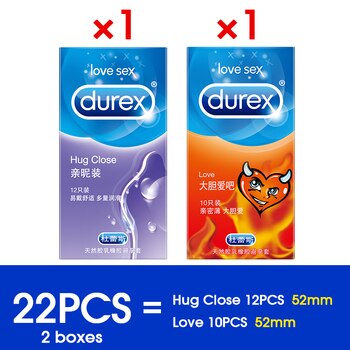 Ультратонкие презервативы Durex 20/42 шт., тонкие презервативы со смазкой для орального секса, интимные товары для взрослых